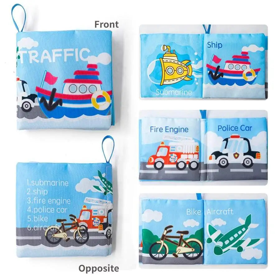 BEBEKLERE ÖZEL EĞİTİCİ KUMAŞ KİTAP SETİ