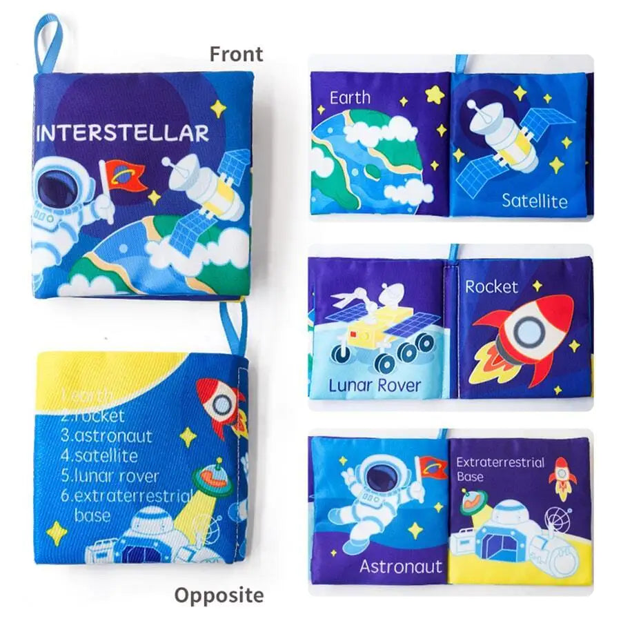 BEBEKLERE ÖZEL EĞİTİCİ KUMAŞ KİTAP SETİ