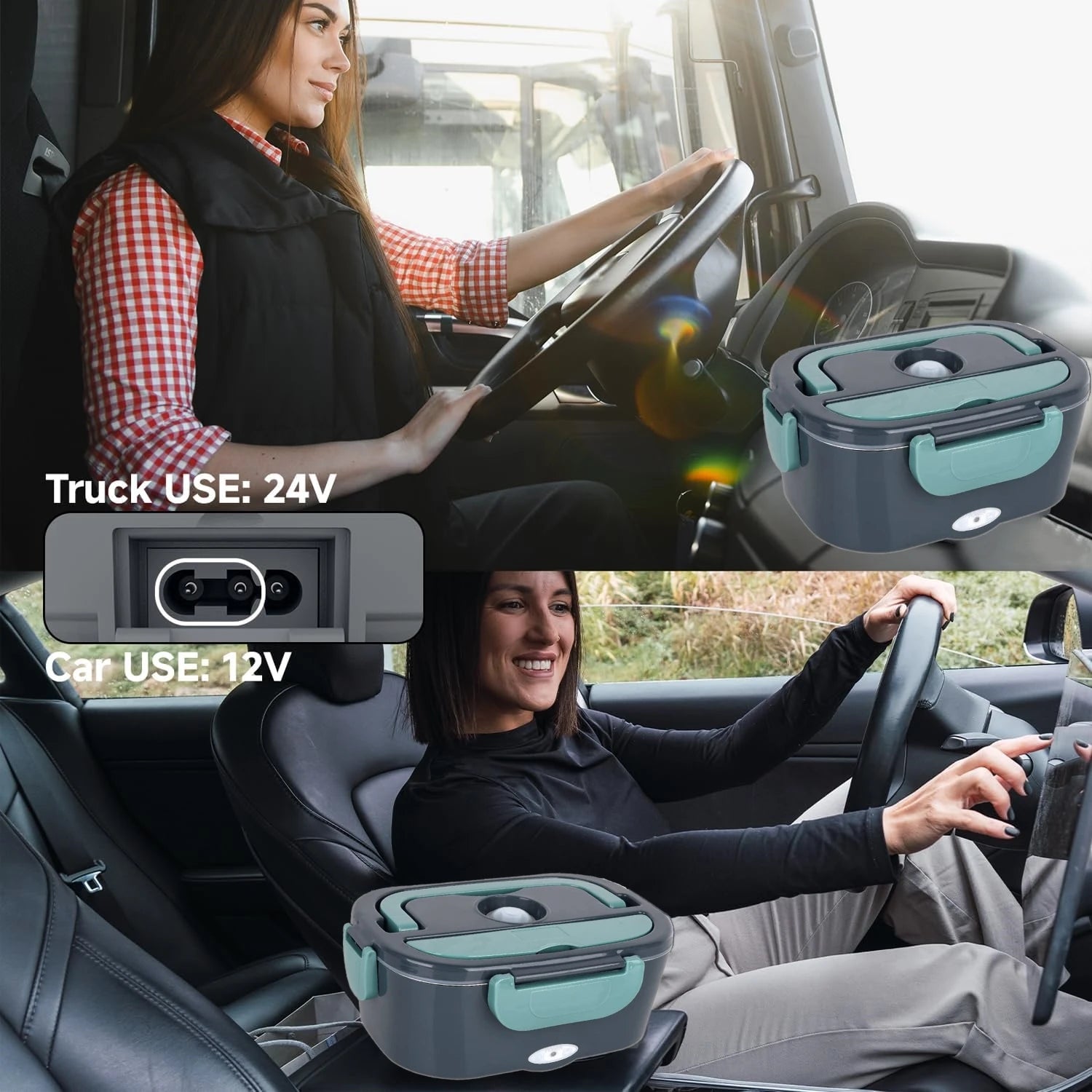 TAŞINABİLİR ELEKTRİKLİ YEMEK ISITICI KAPLAMA LÜKS ÖĞLE YEMEĞİ TERMOSU